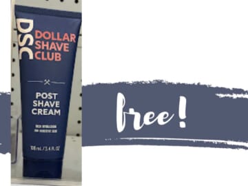 FREE Dollar Shave Club Post Shave Cream at Walgreens!