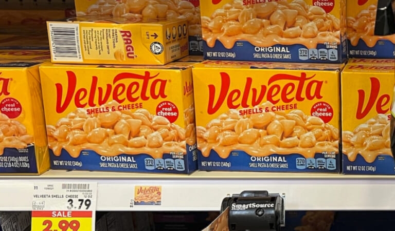 Velveeta Shells & Cheese As Low As $1.74 At Kroger