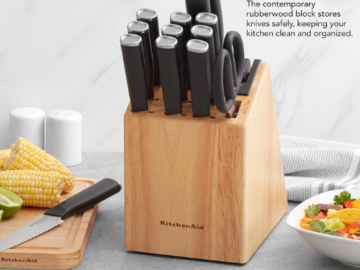 KitchenAid Classic 15-Piece Knife Block Set $39.99 Shipped Free (Reg. $86.99) – LOWEST PRICE