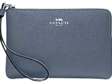 Coach Outlet Corner Zip Wristlet for $26 + free shipping