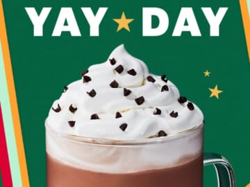 Starbucks Yay Day: 50% off any handcrafted drink for Rewards members