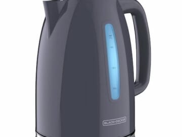 Black and Decker Rapid Boil 7 Cup Electric Kettle Gray