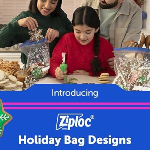 Ziploc Holiday Bags: Gallon Freezer 120-Count as low as $12.58 -10¢/Bag After Coupon (Reg. $30.29) + Free Shipping + More