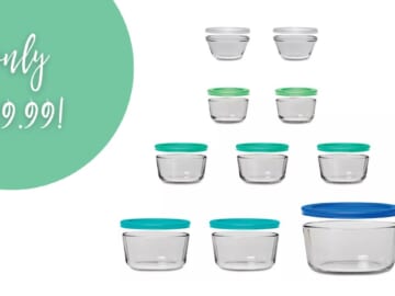 Macy’s | $19.99 20-Piece Glass Food Storage