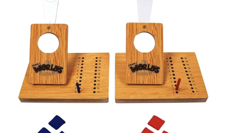 The World’s Smallest Cornhole Game only $9.99 shipped!