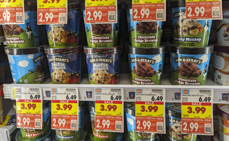 Ben & Jerry’s Ice Cream Is Just $2.99 At Kroger