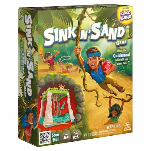 Sink N' Sand Game with Kinetic Sand