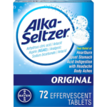 Alka-Seltzer 72-Count Original Effervescent Tablets as low as $5.20 when you buy 4 After Coupon (Reg. $17.36) + Free Shipping – 7¢/Tablet!