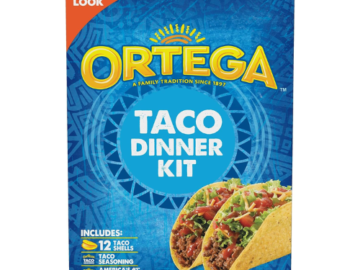 Ortega 12-Count Yellow Corn Taco Dinner Kit as low as $2.75 Shipped Free (Reg. $13.51) – 23¢/Taco Shell