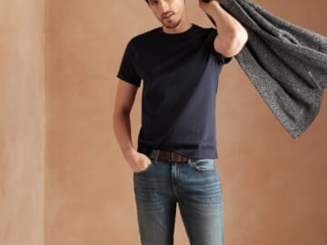 Everyday Essentials at Banana Republic Factory from $5 + extra 25% off $125+ + free shipping w/ $50