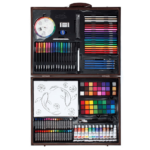 ArtSkills Deluxe Essential Painting and Drawing Art Set w/ Wood Case for $15 + free shipping