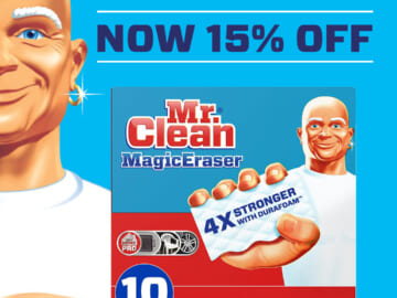 Mr. Clean Magic Erasers 10 pack for $11.25 | Lowest Price!
