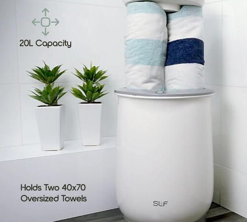 SLF 20L Electric Hot Towel Warmer Bucket $59.97 Shipped Free (Reg. $119) – Fits Up to Two 40″x70″ Oversized Towels, 18.5″x13″