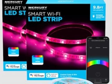 Merkury Innovations Smart Wi-Fi LED Strip 2-Pack