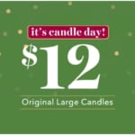 National Candle Day = $12 Large Jar Yankee Candles!!