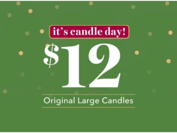 National Candle Day = $12 Large Jar Yankee Candles!!