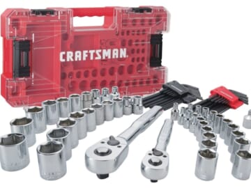 Craftsman Versastack 71-Piece SAE and Metric Mechanics Tool Set for $50 + free shipping