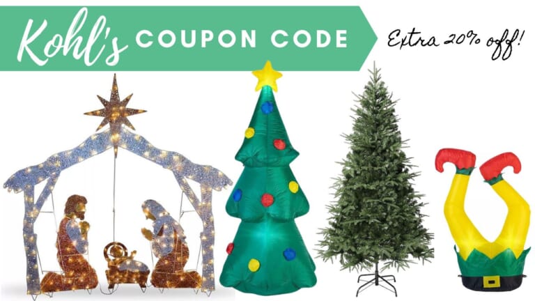 Kohl’s Code | 70% off Christmas Trees & Inflatables