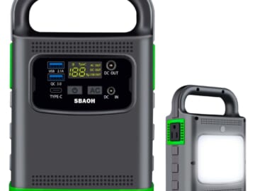 iFanze 120W 80Wh 20,000mAh Portable Power Station for $69 + free shipping