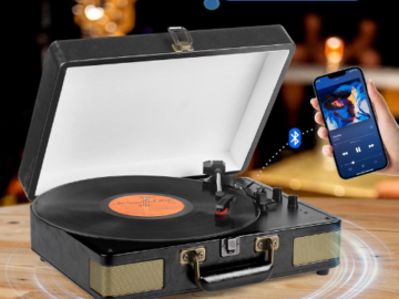 Record Players on Sale from $42.99 Shipped Free (Reg. $86) – 1K+ FAB Ratings! – Lots of Color & Style Options!