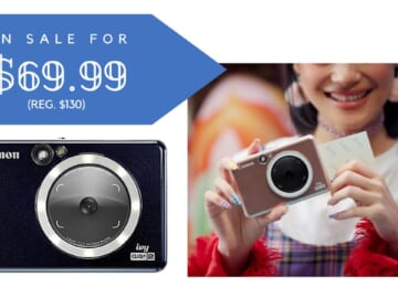 HSN | Canon Ivy Cliq+2 Instant Camera $69.99 (reg. $130)