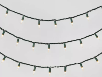 Wondershop 50-Count Mini Christmas String Lights $1.60 (Reg. $2)