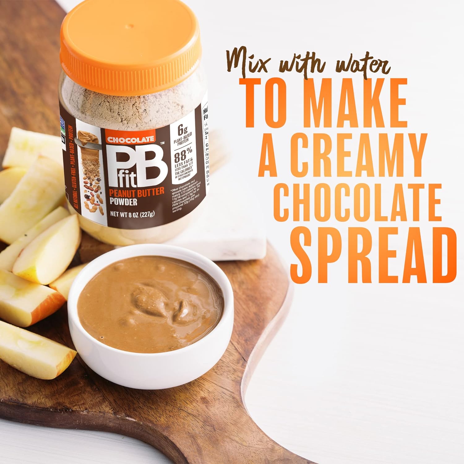 PBfit BetterBody Foods All-Natural Peanut Butter Powder, Chocolate, 8-Oz. as low as $5.69 After Coupon when you buy 4 (Reg. $10.34) + Free Shipping – Gluten-free, 6g of Protein per serving