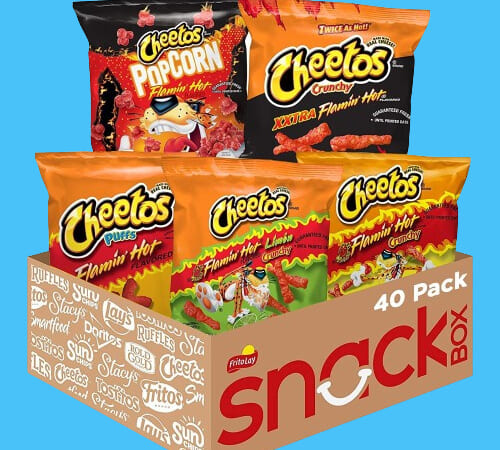 Cheetos Flamin’ Hot Variety Pack, 40-Count $13 Shipped Free (Reg. $21.86) – 5 Flavors, $0.33/ Snack Bag