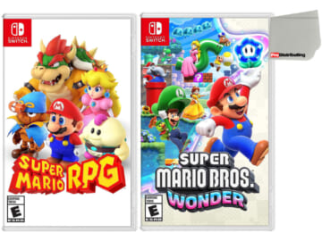 Super Mario RPG and Super Mario Bros Wonder Two Game Bundle for Nintendo Switch for $98 + free shipping