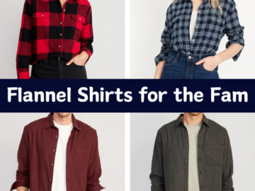 2 Days Only! Flannel Shirts for the Fam $12 (Reg. $34.99+)