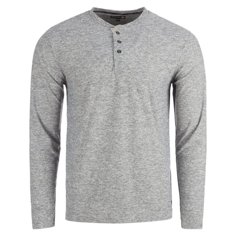 Canada Weather Gear Men's Two-Tone Supreme Soft Henley: 2 for $33 + free shipping