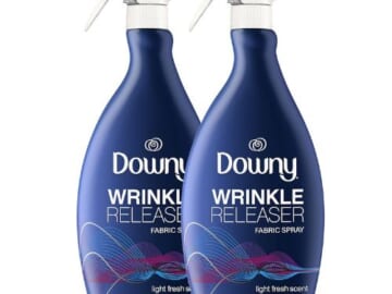 Downy Wrinkle Releaser Fabric Spray, 2-Pack (Light Fresh Scent) as low as $8.47 After Coupon (Reg. $14.12) + Free Shipping – $4.24 Each