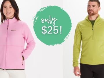 $25 Marmot Fleece For Adults + Free Shipping