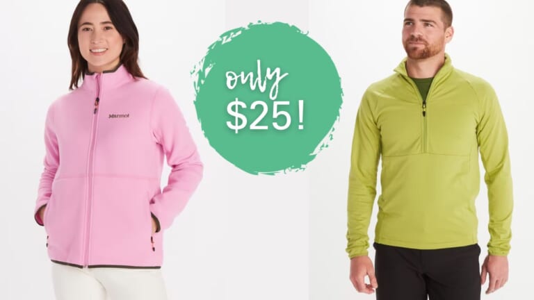 $25 Marmot Fleece For Adults + Free Shipping