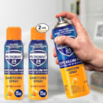 Microban 24 Hour Sanitizing and Antibacterial Spray, 2-Pack (Citrus) as low as $11.20 Shipped Free (Reg. $12.89) – $5.60/15 Oz Spray