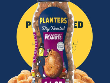 Planters Bold & Savory Dry Roasted Peanuts 1-Pound Jar as low as $2.13 After Coupon (Reg. $3.28) + Free Shipping