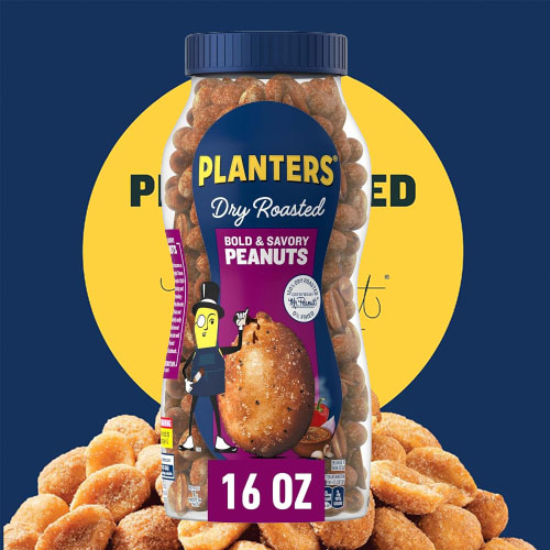 Planters Bold & Savory Dry Roasted Peanuts 1-Pound Jar as low as $2.13 After Coupon (Reg. $3.28) + Free Shipping