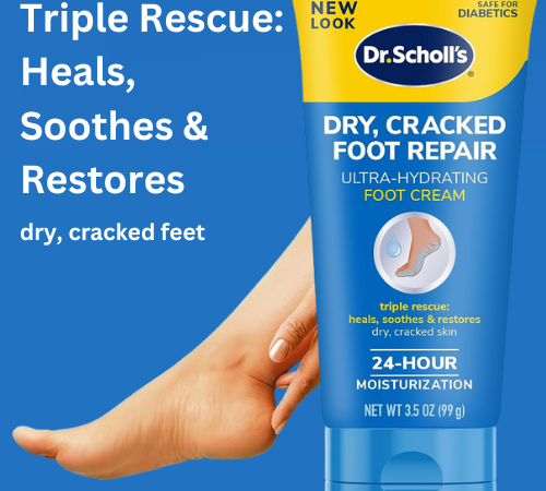 Dr. Sholl’s Dry, Cracked Foot Repair Ultra Hydring Foot Cream as low as $2.92 After Coupon (Reg. $7.18) + Free Shipping
