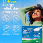 Claritin 24 Hour Allergy Tablets, Non-Drowsy, 10mg, 100-Count as low as $13.20 After Coupon (Reg. $24) +  Free Shipping – $0.13/Tablet
