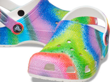 Crocs Classic Spray Dye Clog for Kids $18 (Reg. $44.99)