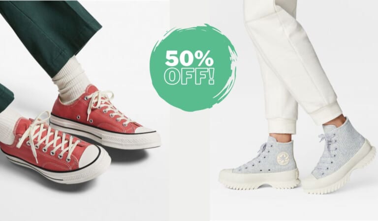 50% off Converse Shoes & Bags | Ends Monday!
