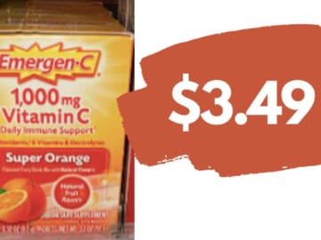 $3.49 Emergen-C Immune Support (reg. $10.99)