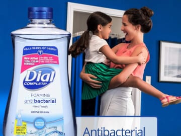 Dial Complete Antibacterial Foaming Hand Soap Refill, Spring Water, 32-Oz as low as $4.23 Shipped Free (Reg. $6)