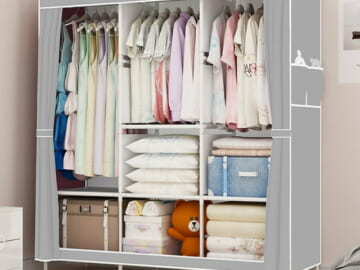 50" x 17" x 67" Portable Closet for $28 + free shipping w/ $35