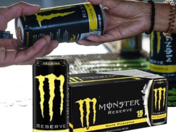 Monster Energy Reserve White Pineapple Energy Drink, 15-Pack as low as $13.25 After Coupon (Reg. $22.89) + Free Shipping – $0.88/Can