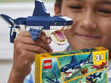LEGO Creator 3 in 1 Deep Sea Creatures 230-Piece Set $10.39 (Reg. $15)