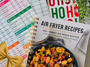 Unwrap Holiday Cheer with this Exclusive BUNDLE on Cathy’s Air Fryer Cookbook + Magnet + Free Shipping