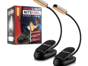 GearLight Rechargeable Book Light