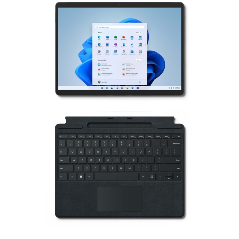Microsoft Surface Pro 8 11th-Gen. i5 256GB 13" Windows Tablet & Keyboard Bundle for $744 + free shipping
