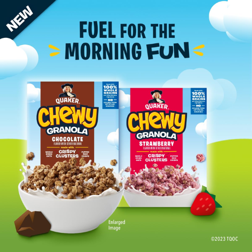 Quaker Chewy 2-Count Granola Breakfast Cereal Variety Pack as low as $5.99 After Coupon when you buy 4 (Reg. $10) + Free Shipping – $3/12.6 Oz Box